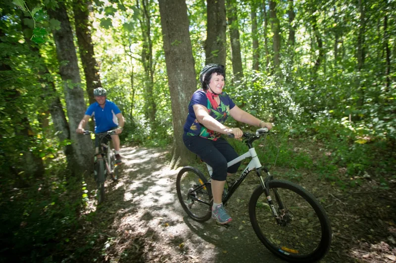 Bike in Hanmer Forest
