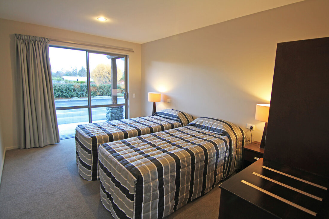 Hanmer Springs access unit bedroom