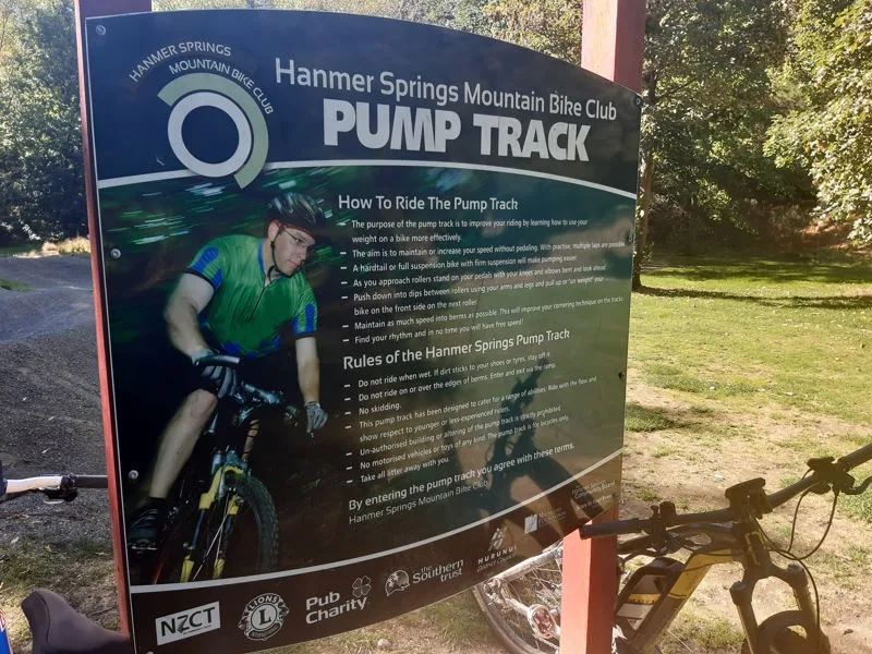 Hanmer Pumptrack rules