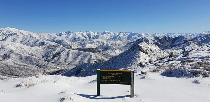Mt Isobel snow Hanmer Springs